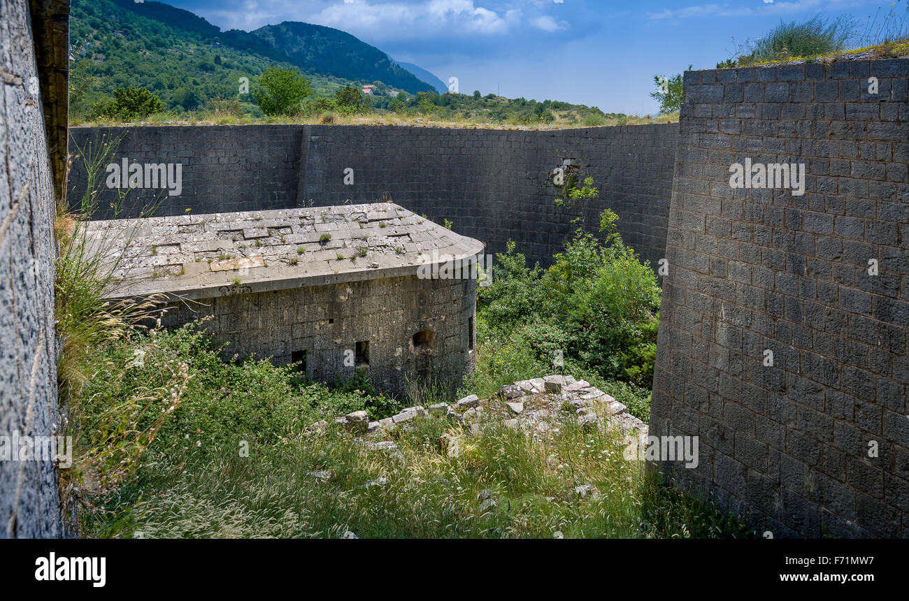 Thurmfort Gorazda unterirdische Festung Stockfoto