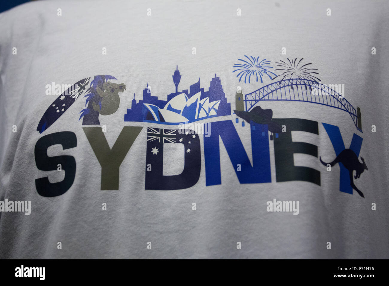 Sydney-t-Shirt Stockfoto