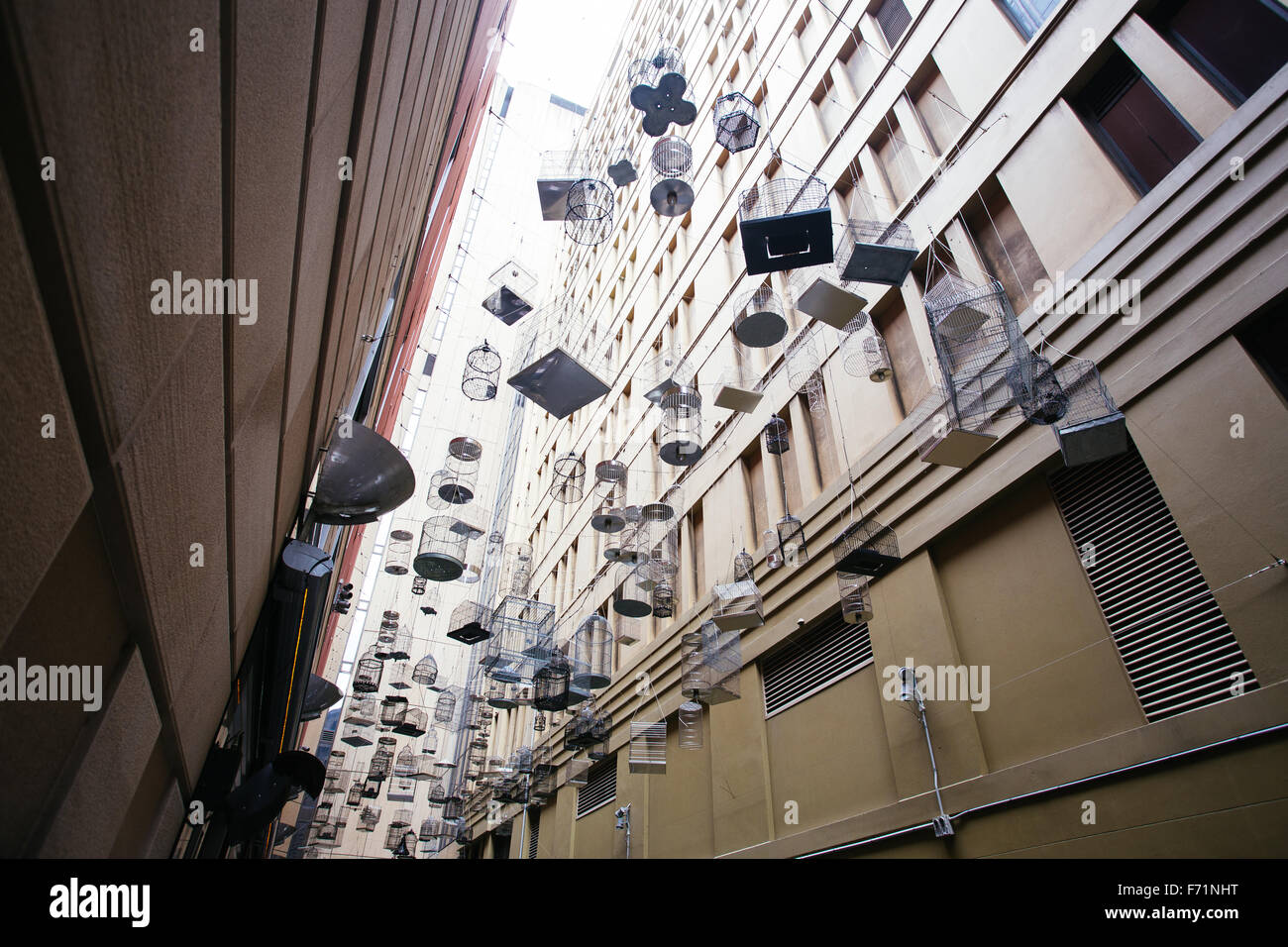 Sydney-Vogelkäfige Stockfoto