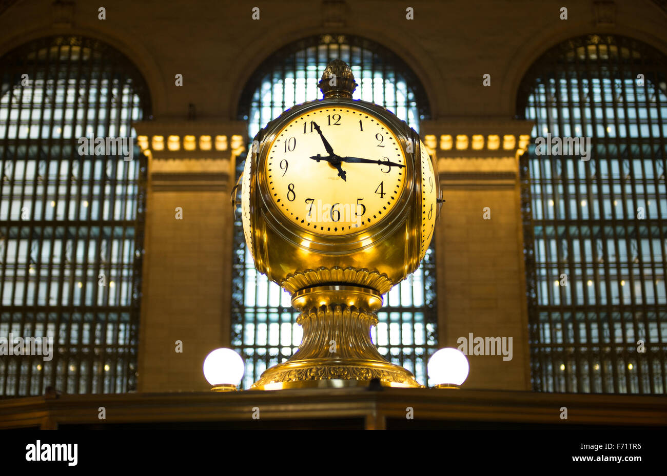 Das Grand Central Terminal Clock, New York City. Stockfoto