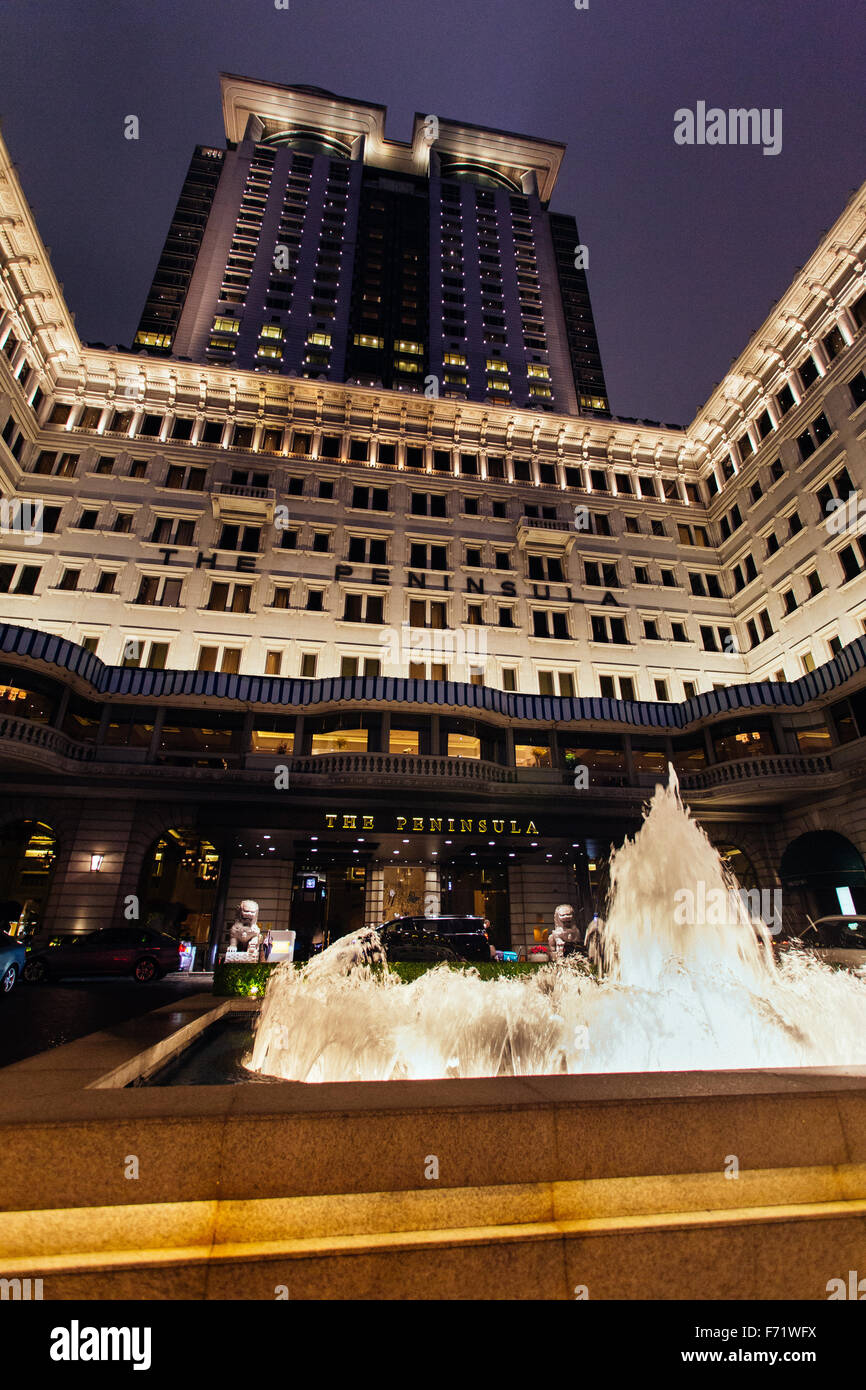 Peninsula Hong Kong hotel Stockfoto