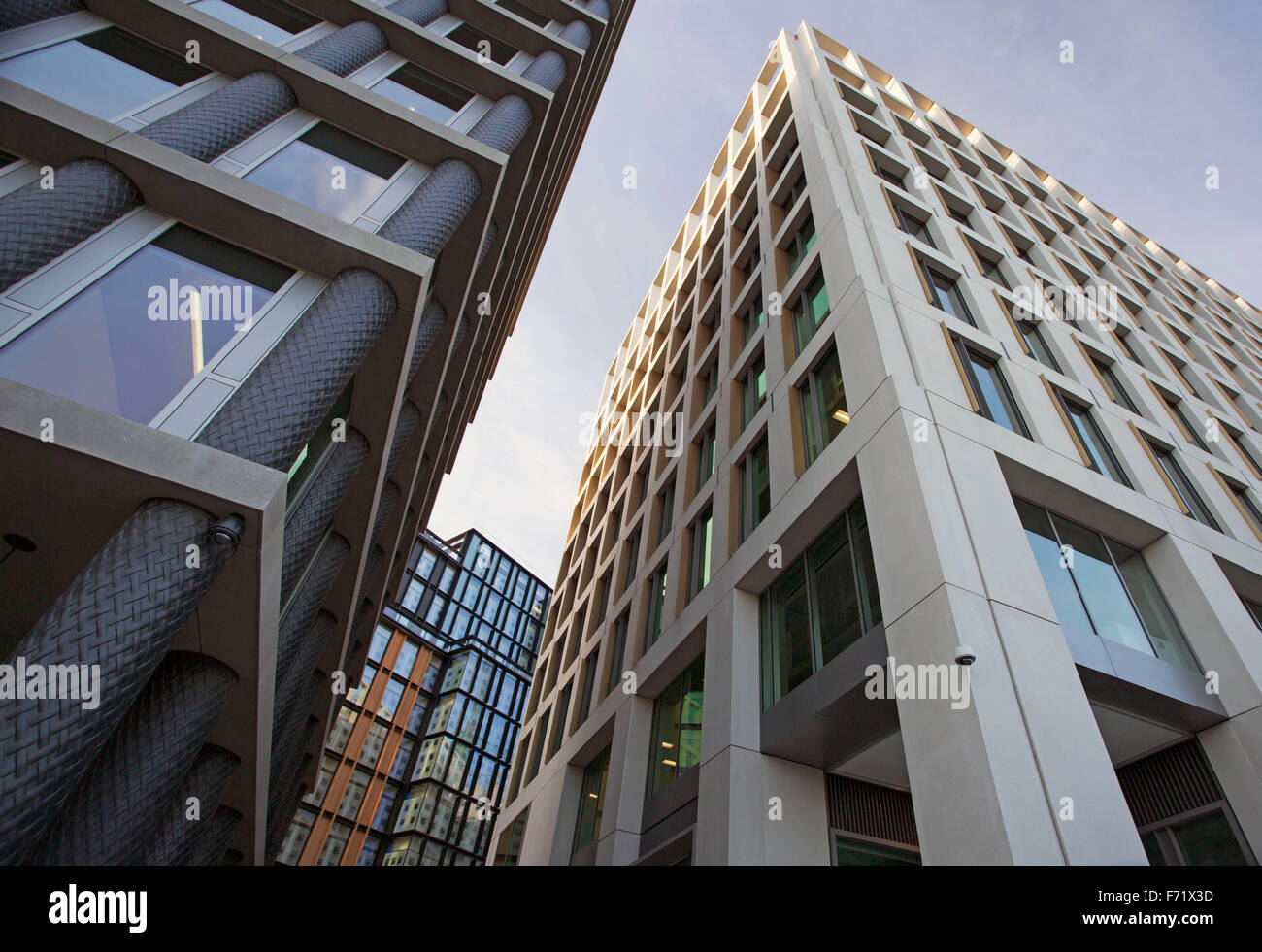 Neues Bürogebäude in Kings Cross, London Stockfoto