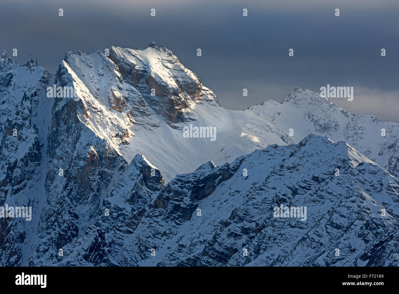 Berg-Kette Cadini di Misurina an der letzten Ampel, Dolomiten, South Tyrol Provinz, Italien, Europa Stockfoto