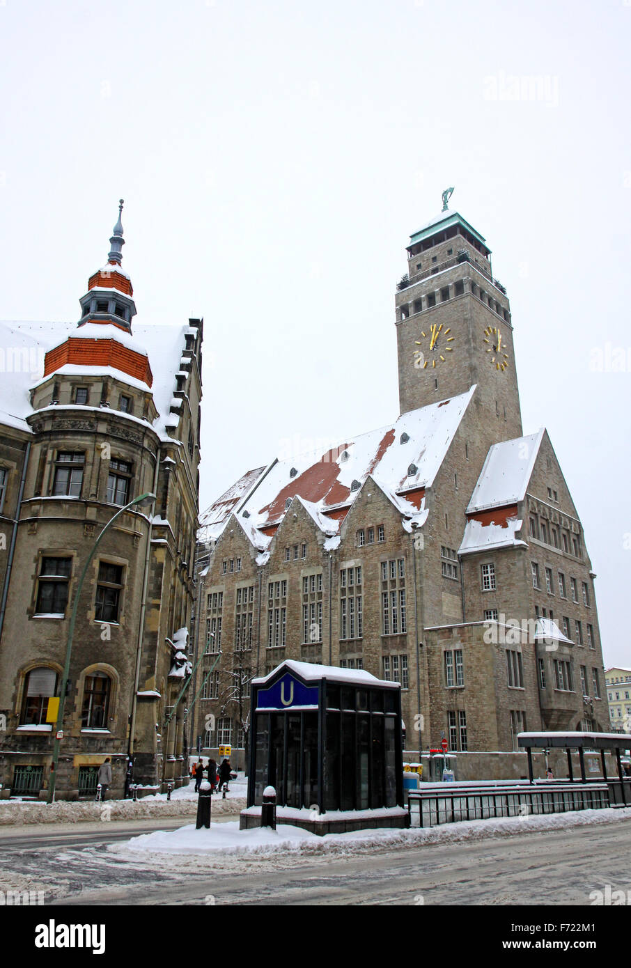 Rathaus (Rathaus) Gebäude der Hermannplatz innerstädtische Lokalität in Berlin, Deutschland Stockfoto