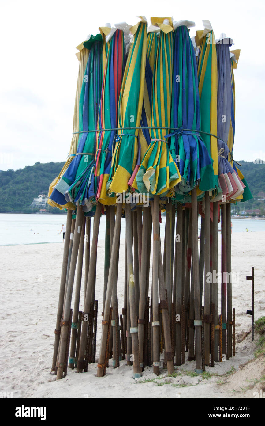 Nach einem sonnigen Tag Stockfoto