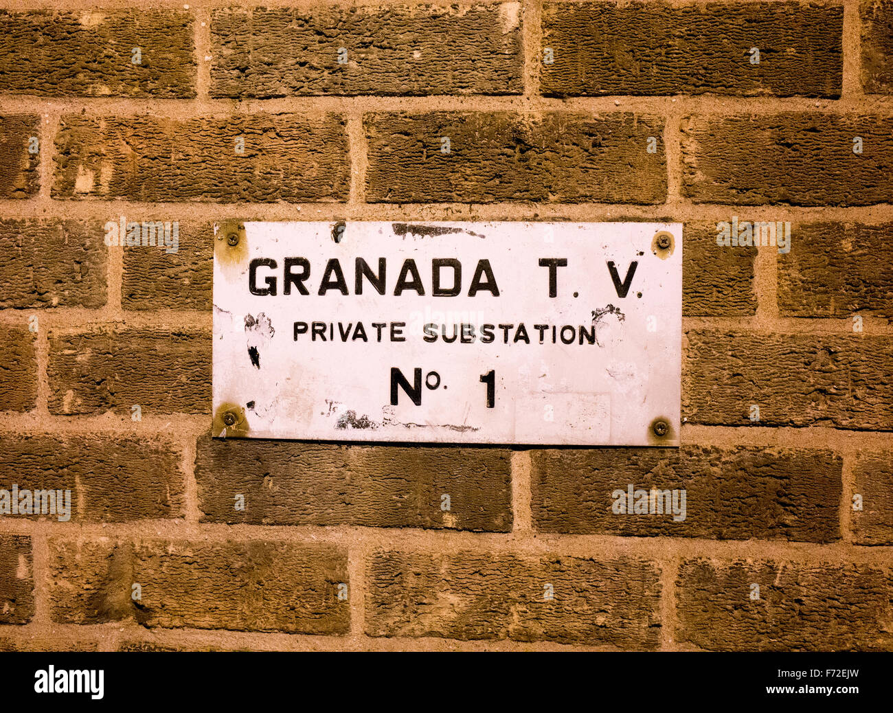Granada T V Umspannwerk Nr. 1 Stockfoto
