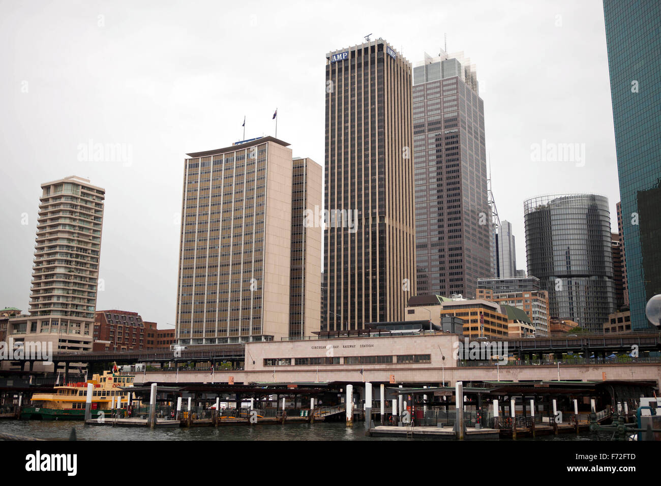 Gebäude, Circular Quay, Sydney, NSW, New South Wales, Australien Stockfoto