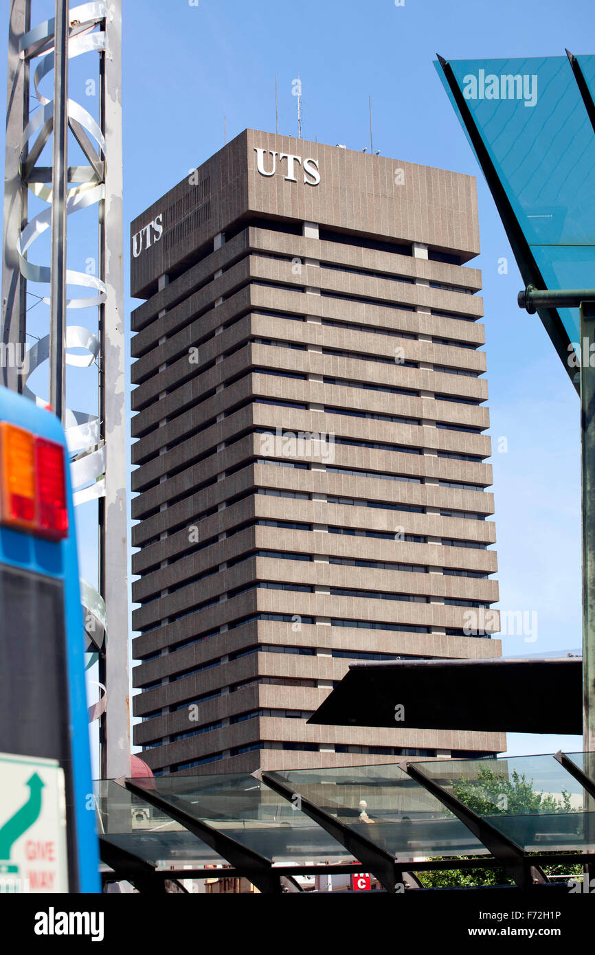 UTS Tower, UTS-Gebäude, University of Technology, Sydney, NSW, New South Wales, Australien Stockfoto