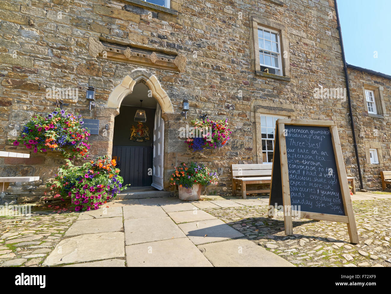 Lord Crewe Hotel, Blanchland Dorf in der Grafschaft Durham, englische Landschaft. Stockfoto