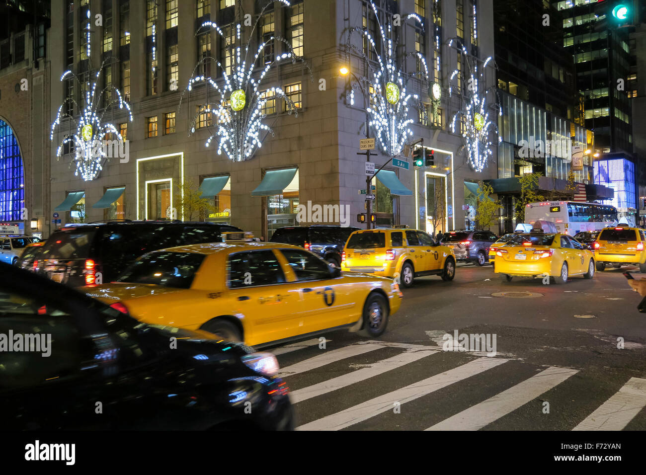 Tiffany & Co., Juwelier, Weihnachtsschmuck, NYC Stockfoto