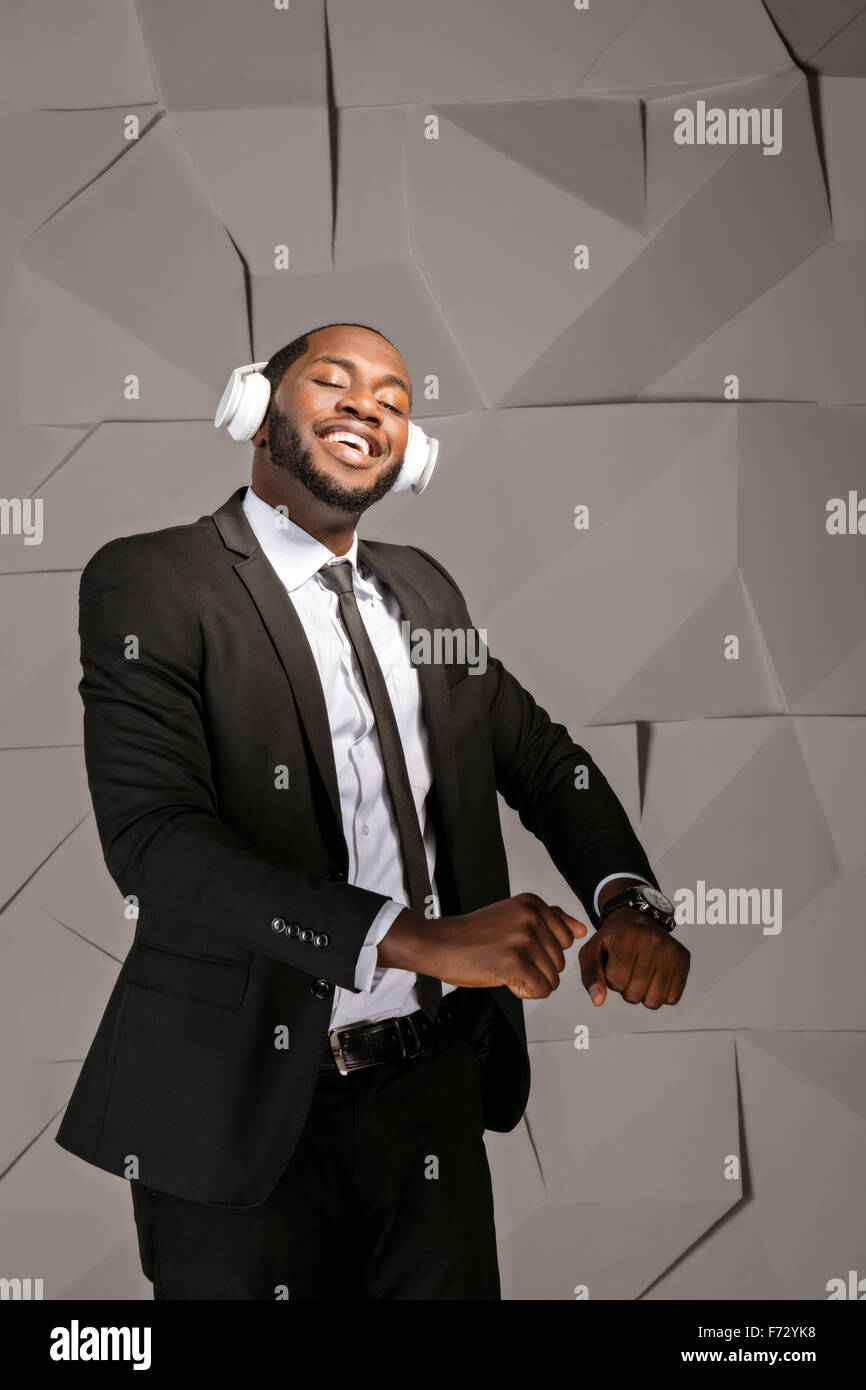 Konzept für Afro amerikanische Geschäftsmann Stockfoto