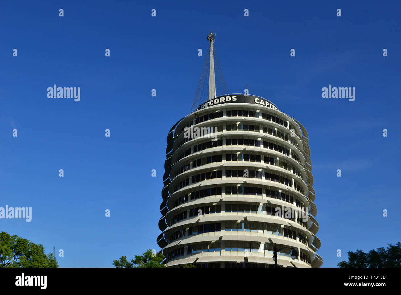 Capital zeichnet Gebäude in Los Angeles Stockfoto