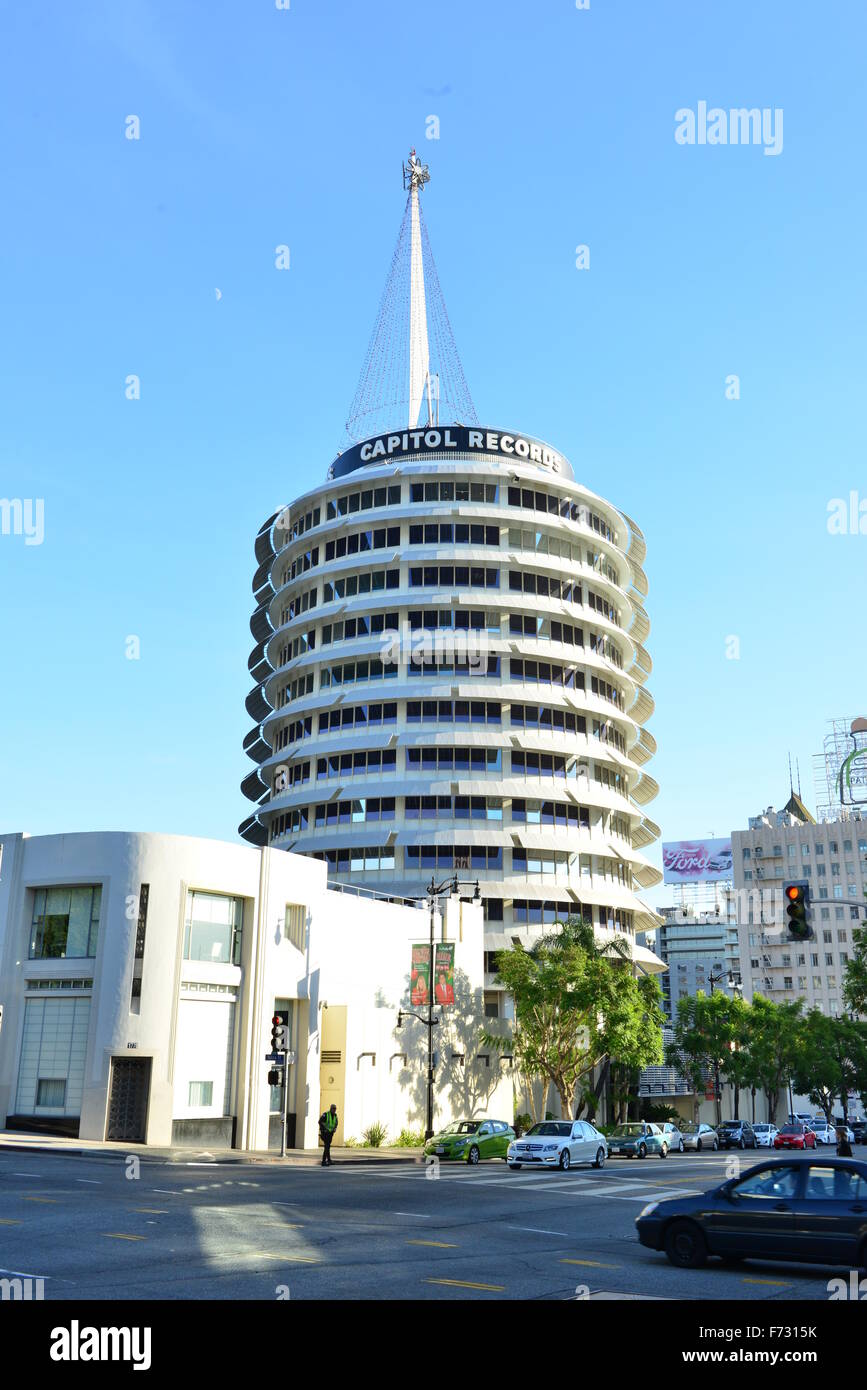 Capital zeichnet Gebäude in Los Angeles Stockfoto