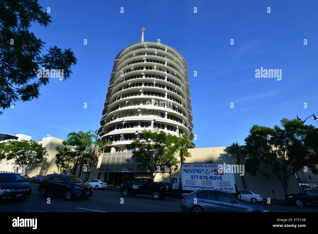 Capital zeichnet Gebäude in Los Angeles Stockfoto