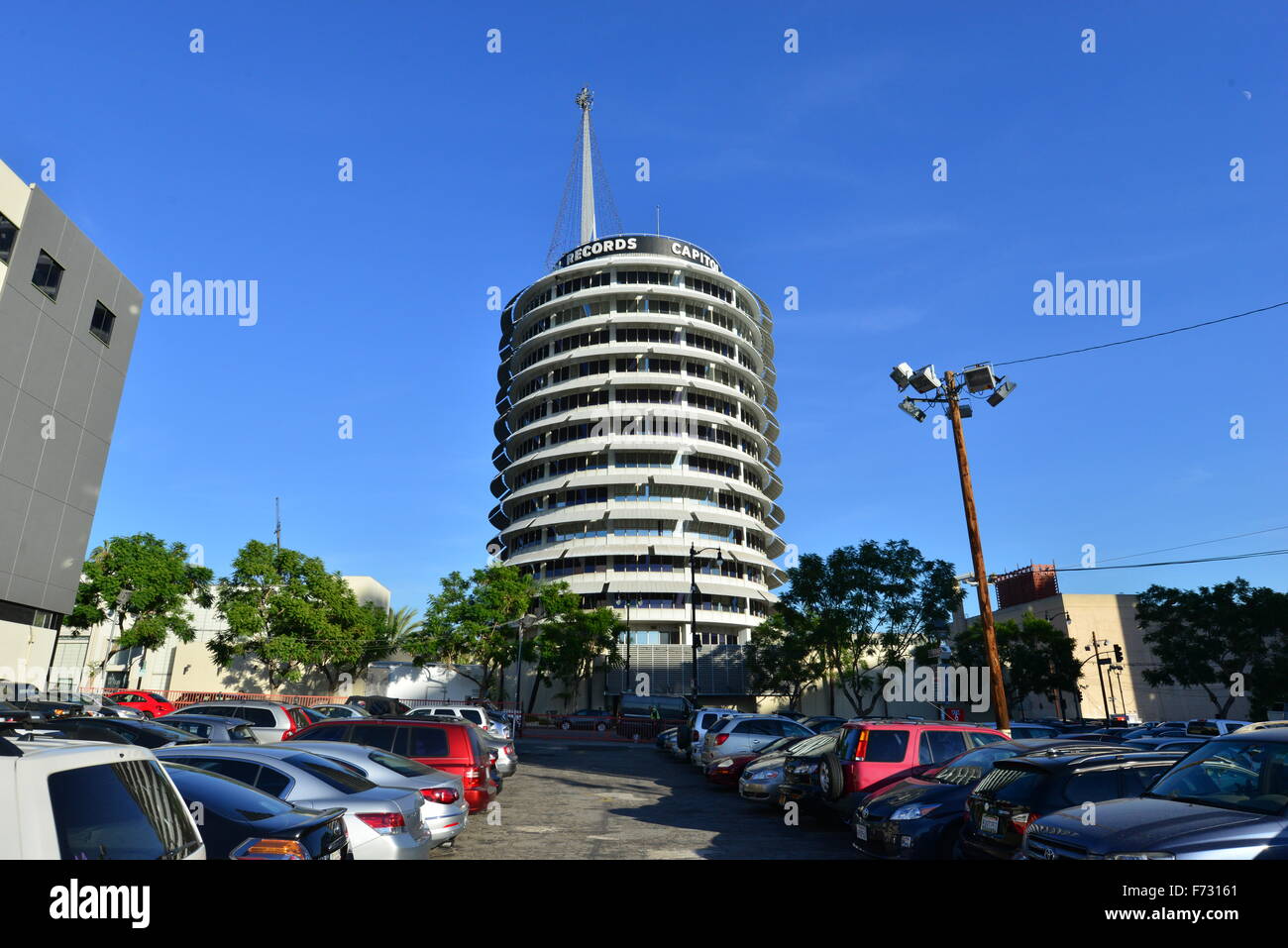 Capital zeichnet Gebäude in Los Angeles Stockfoto