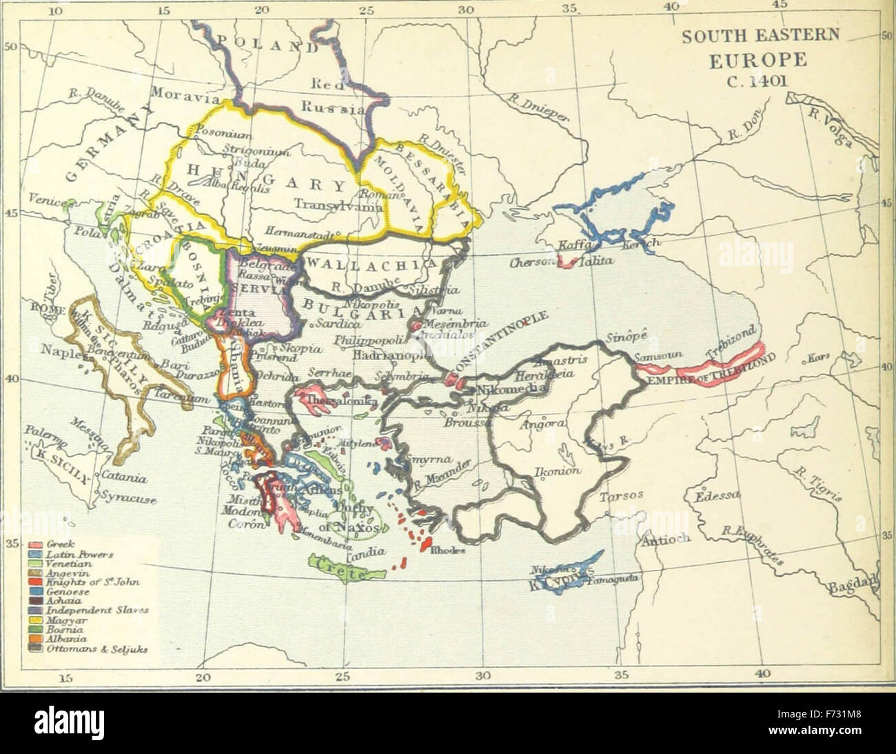 "Die historische Geographie Europas. Vol. 1.-Text. Vol. 2.-Maps Stockfoto