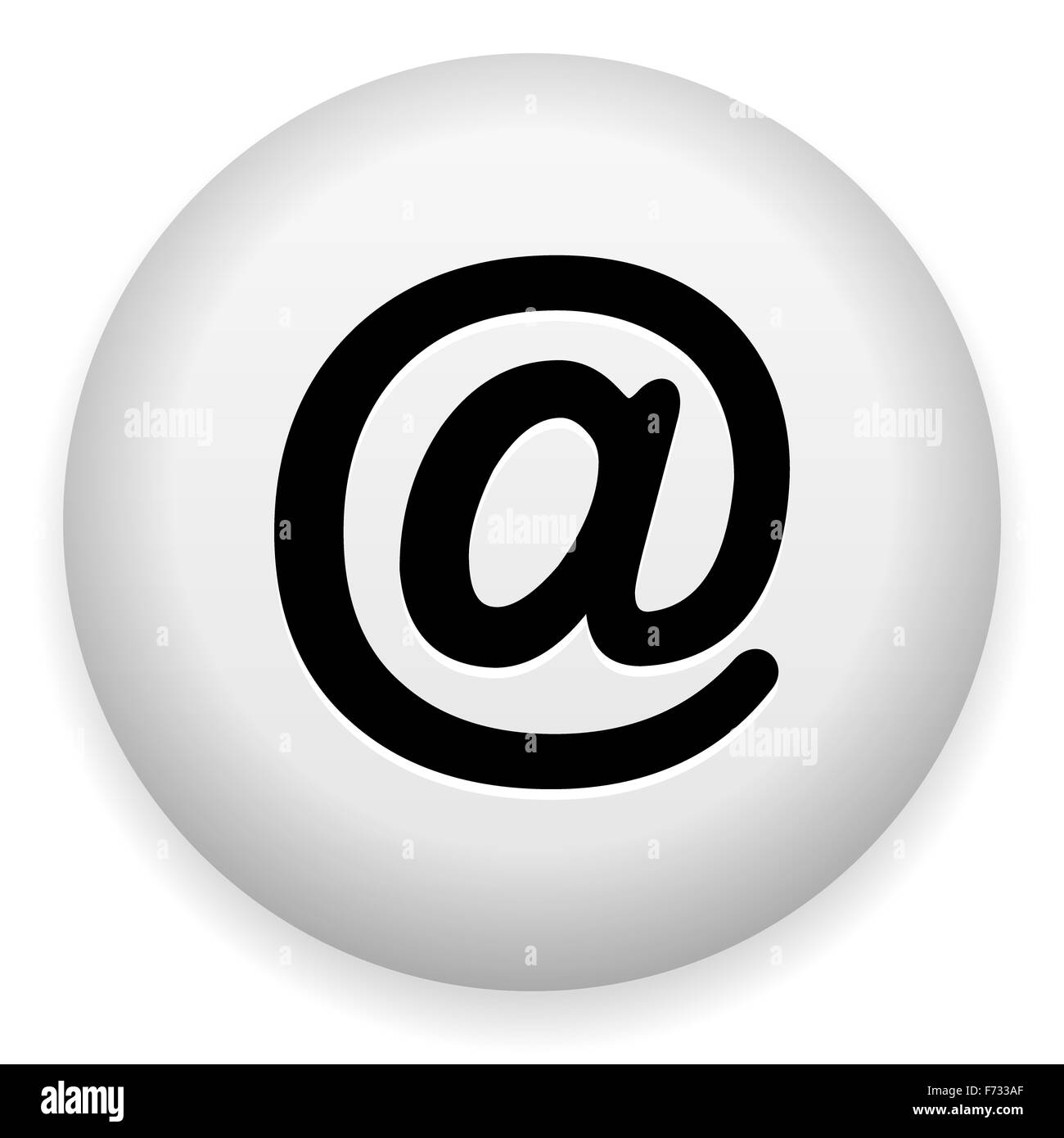 E-Mail an Symbol Stockfoto