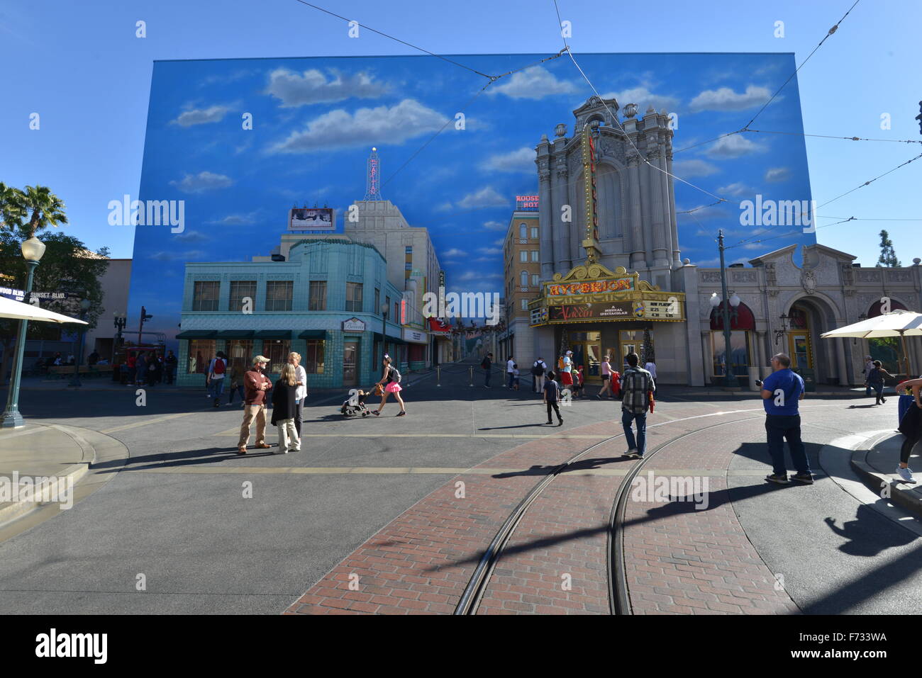 Disneyland Los Angeles Stockfoto
