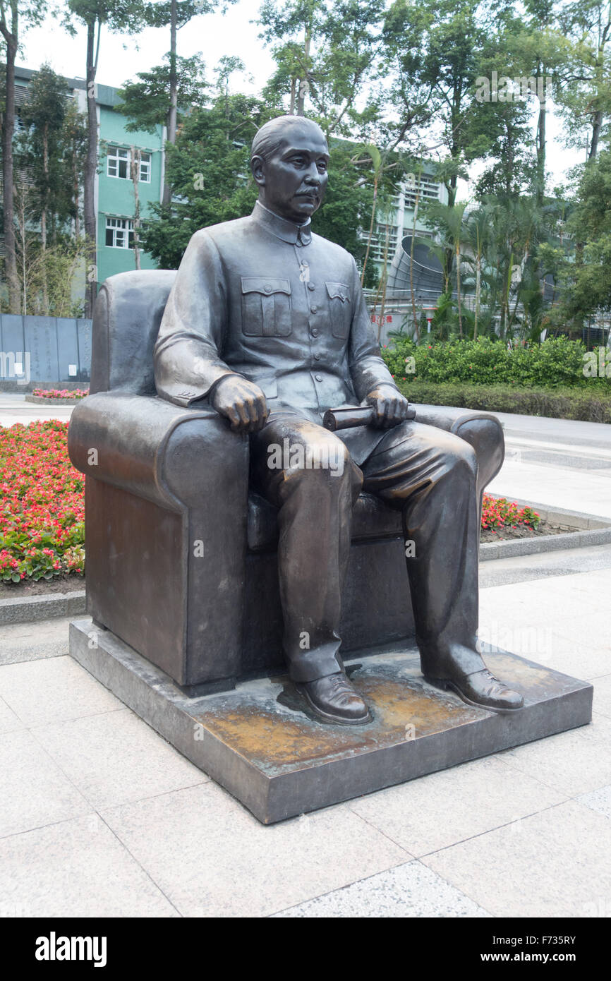 Sun Yat Sen Memorial Skulptur Stockfoto