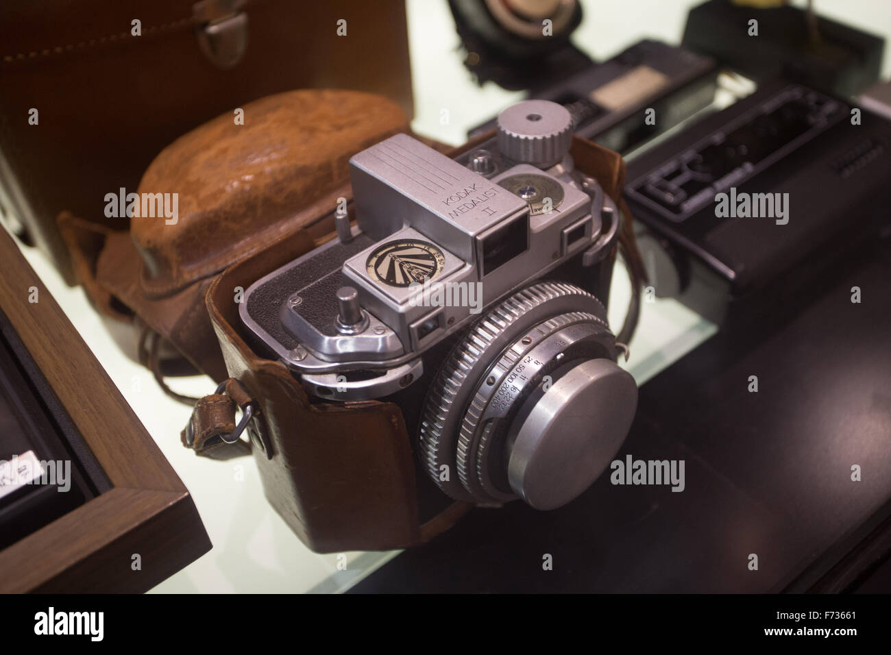 Vintage-Kamera Kodak Medaillengewinner Stockfoto