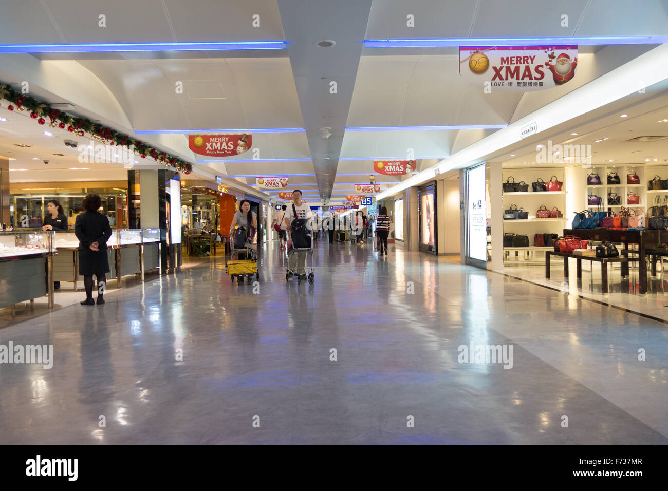 Taiwan Taoyuan International Airport shopping Stockfoto