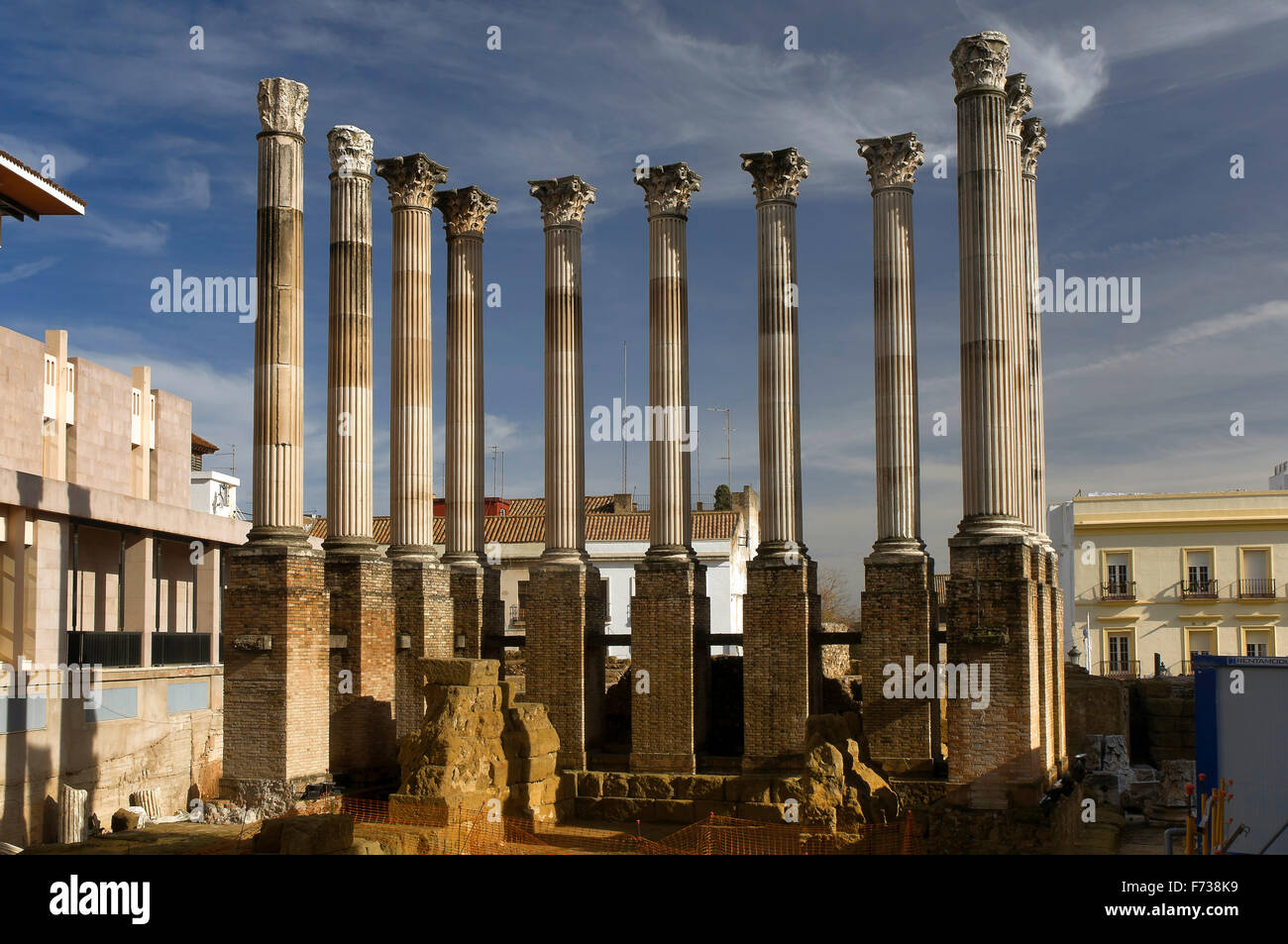Römische Tempel, 1. Jahrhundert, Cordoba, Region von Andalusien, Spanien, Europa Stockfoto