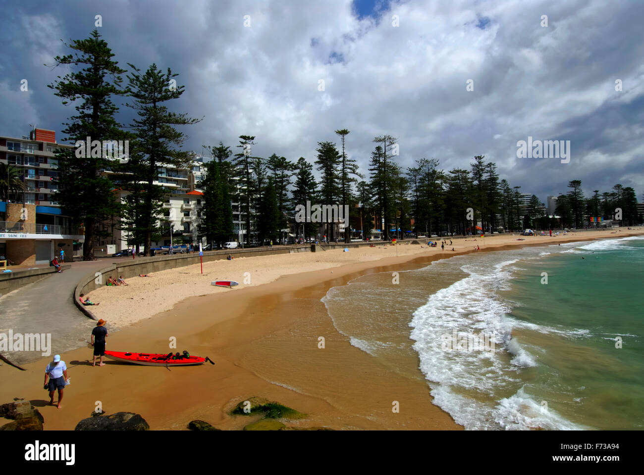 Manly Beach in der Nähe von Sydney NSW Australia Stockfoto