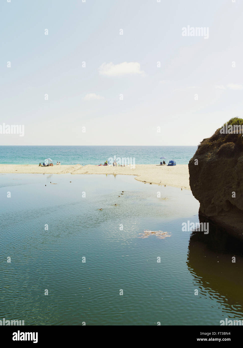 Dies ist eine malerische Aussicht auf Laguna Beach Kalifornien. Stockfoto