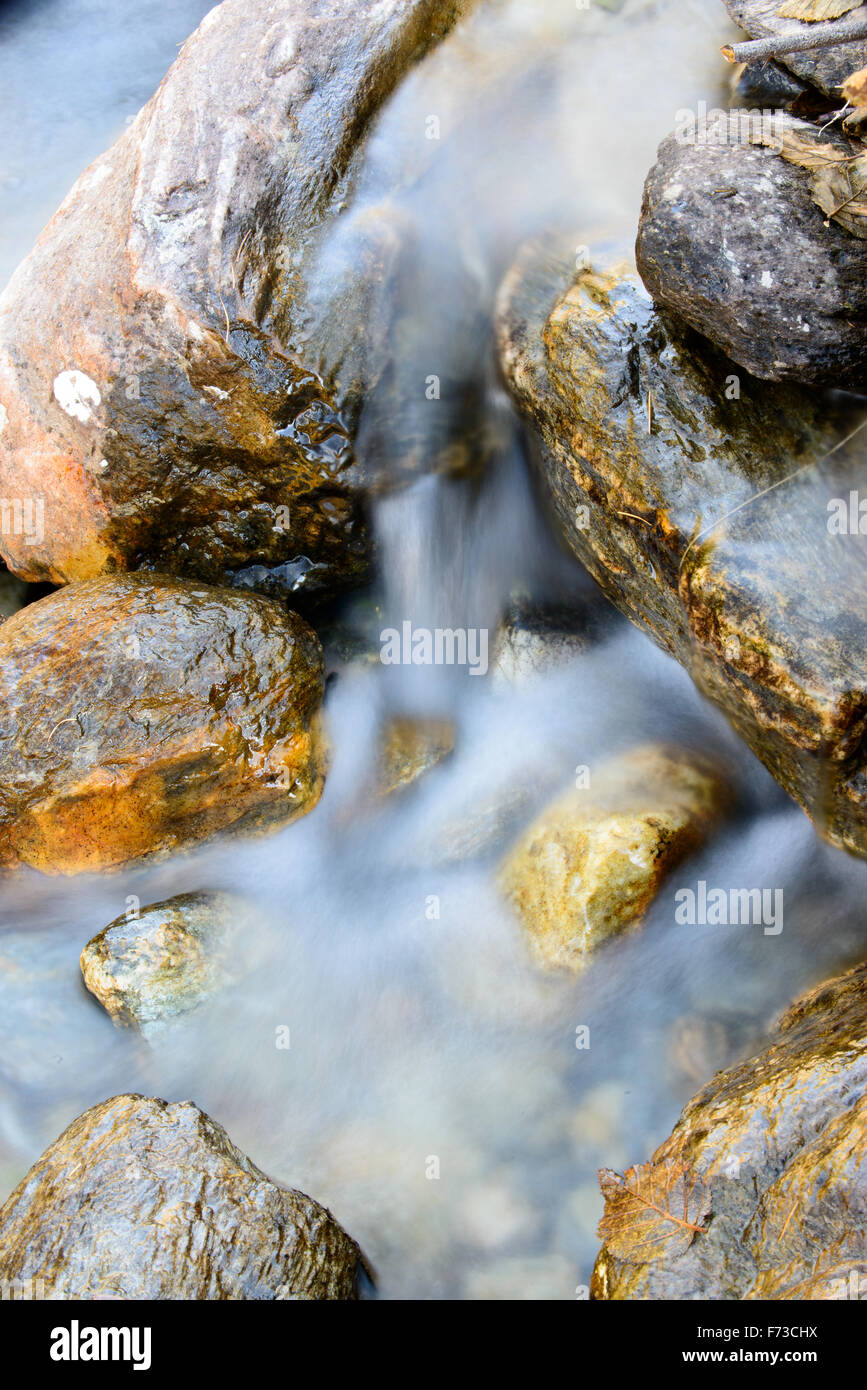 Fließendes Wasser Stockfoto