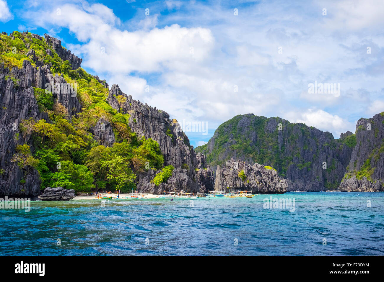 Simizu Island, El Nido, Palawaan, Philippinen Stockfoto