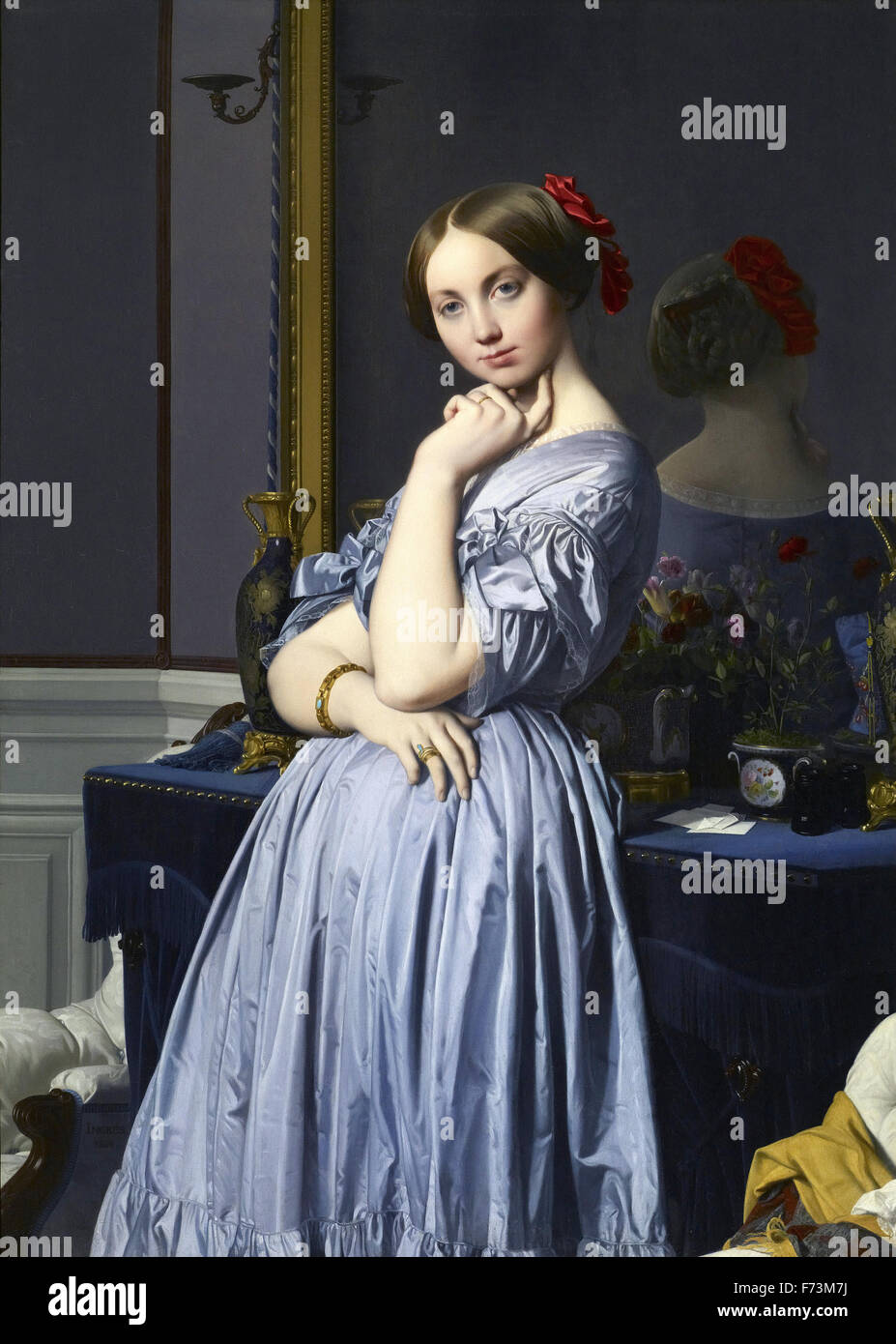 Jean-Auguste-Dominique Ingres - Comtesse d'Haussonville Stockfoto