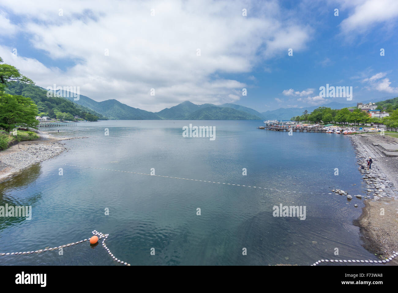 See Chuzenji in der Nähe von Nikko fällt, Japan Stockfoto