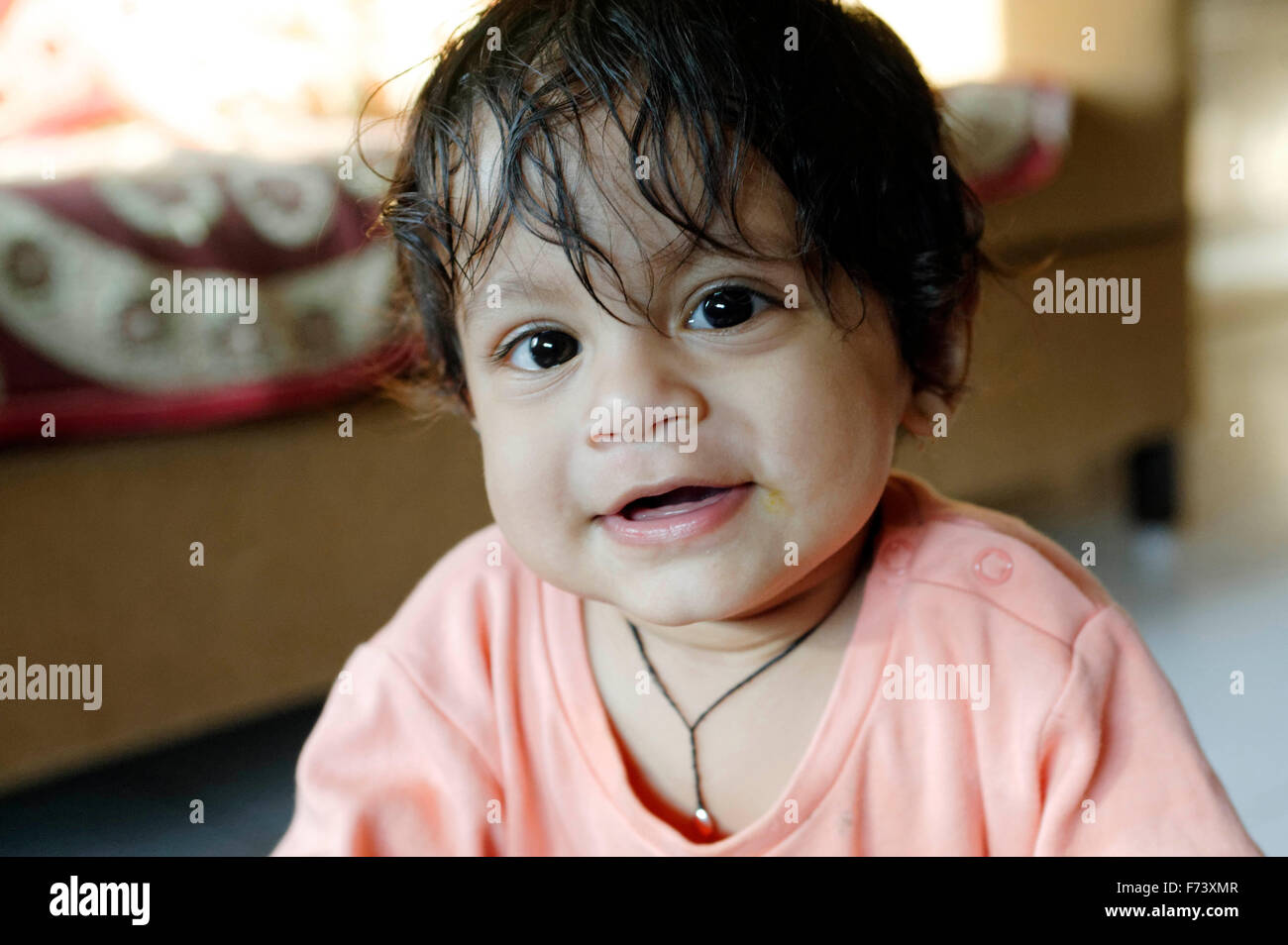 Kind lustige Ausdruck, Indien, Asien, Herr #556 Stockfoto