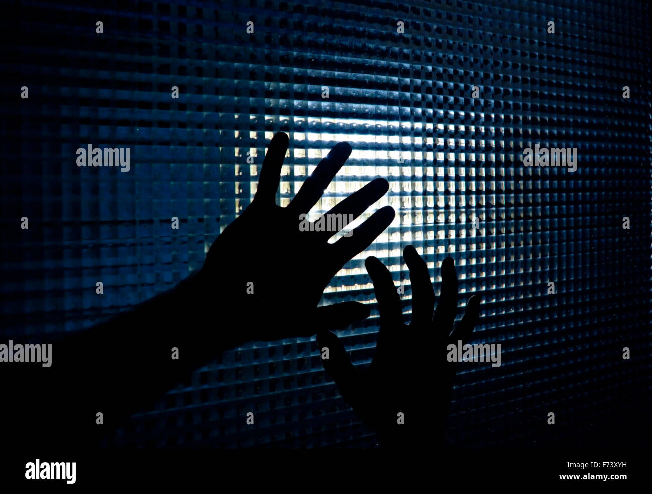 Angst-Konzept Stockfoto
