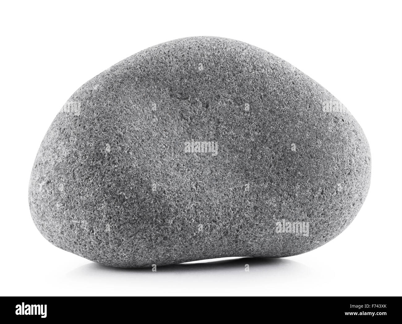 Grauen Stein isoliert auf einem weißen Hintergrund. Clipping-Pfad Stockfoto