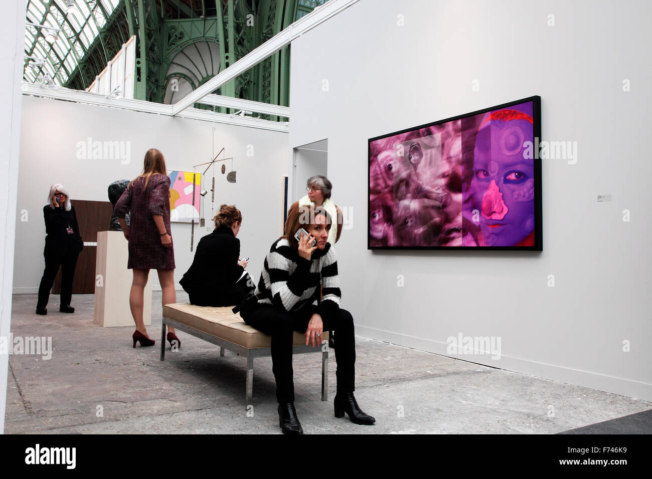 FIAC 2015 im Grand Palais Paris Stockfoto