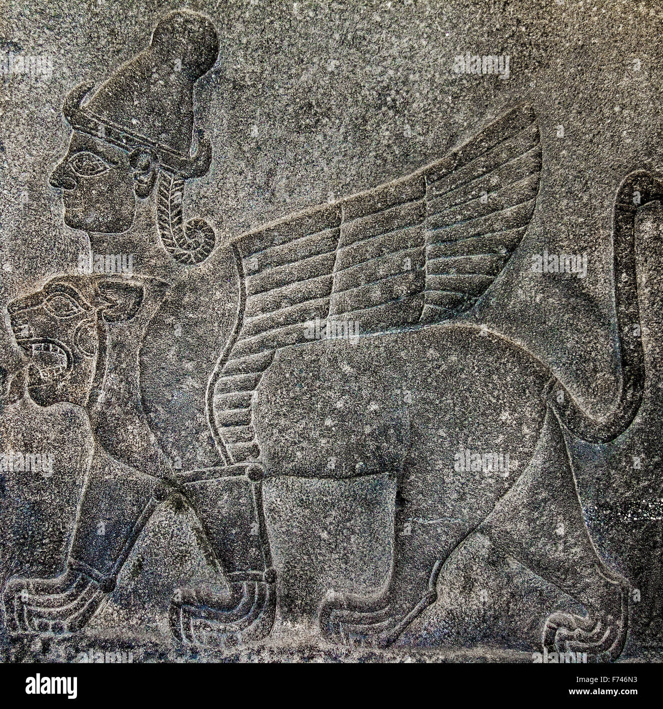 Gilgamesh and lion Fotos und Bildmaterial in hoher Auflösung Alamy