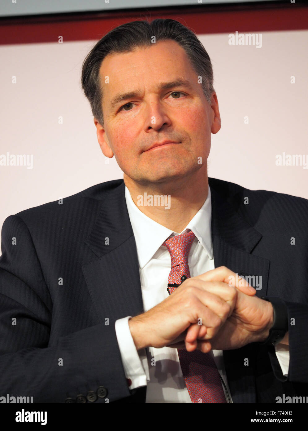 John Holland-Kaye-CEO Heathrow Airport. AOA-UK-Zivilluftfahrt-Konferenz 2015 Stockfoto