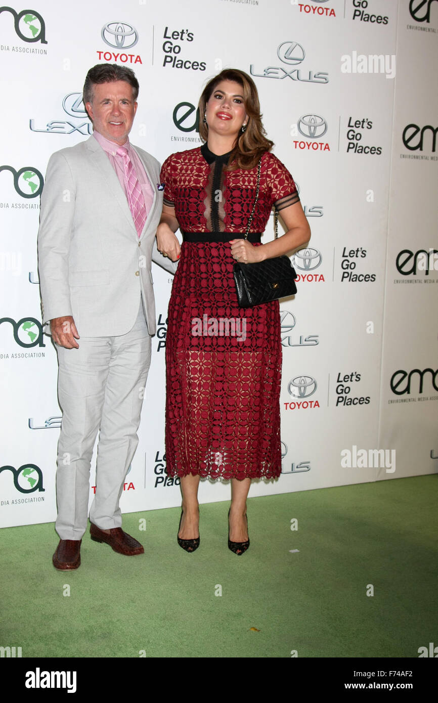 25. jährlichen Environmental Media Awards am Warner Brother Studios viel los - Ankünfte mit: Alan Thicke, Tanya Callau Where: Burbank, Kalifornien, USA bei: 24. Oktober 2015 Stockfoto