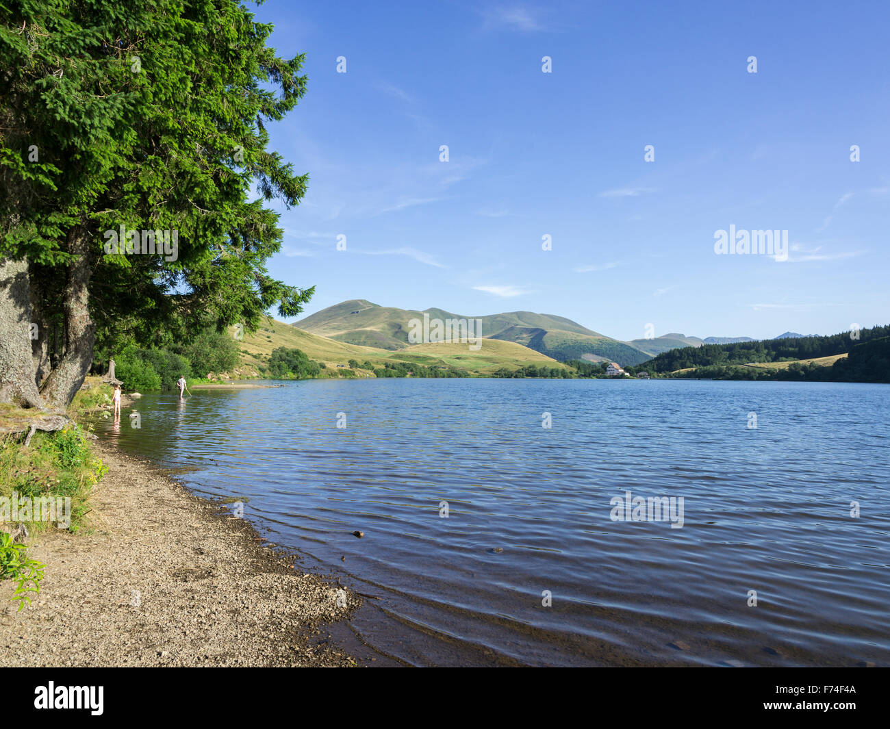 Lac de Guéry, Orcival, Auvergne, Frankreich Stockfoto