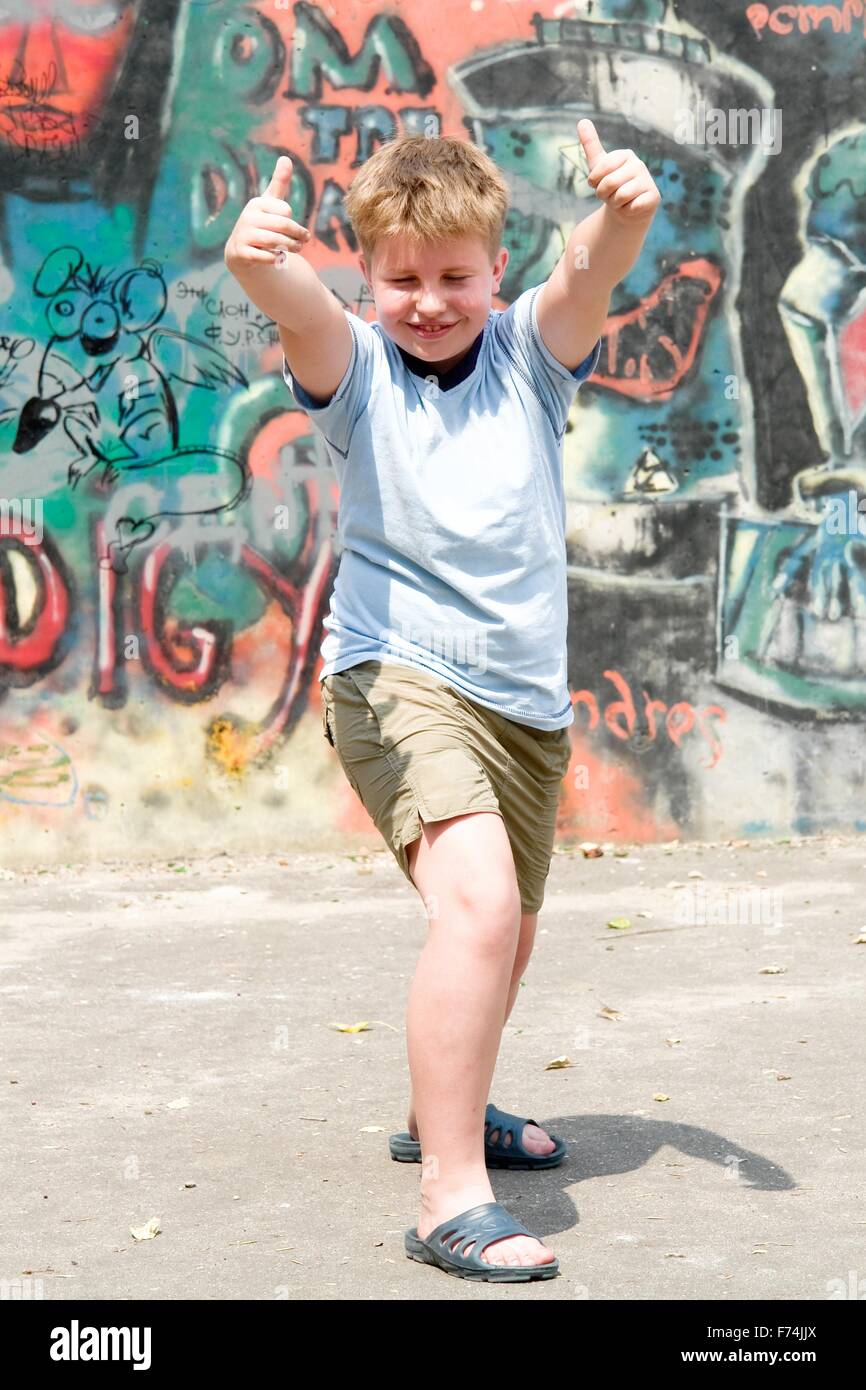 lächelndes Kind Stockfoto