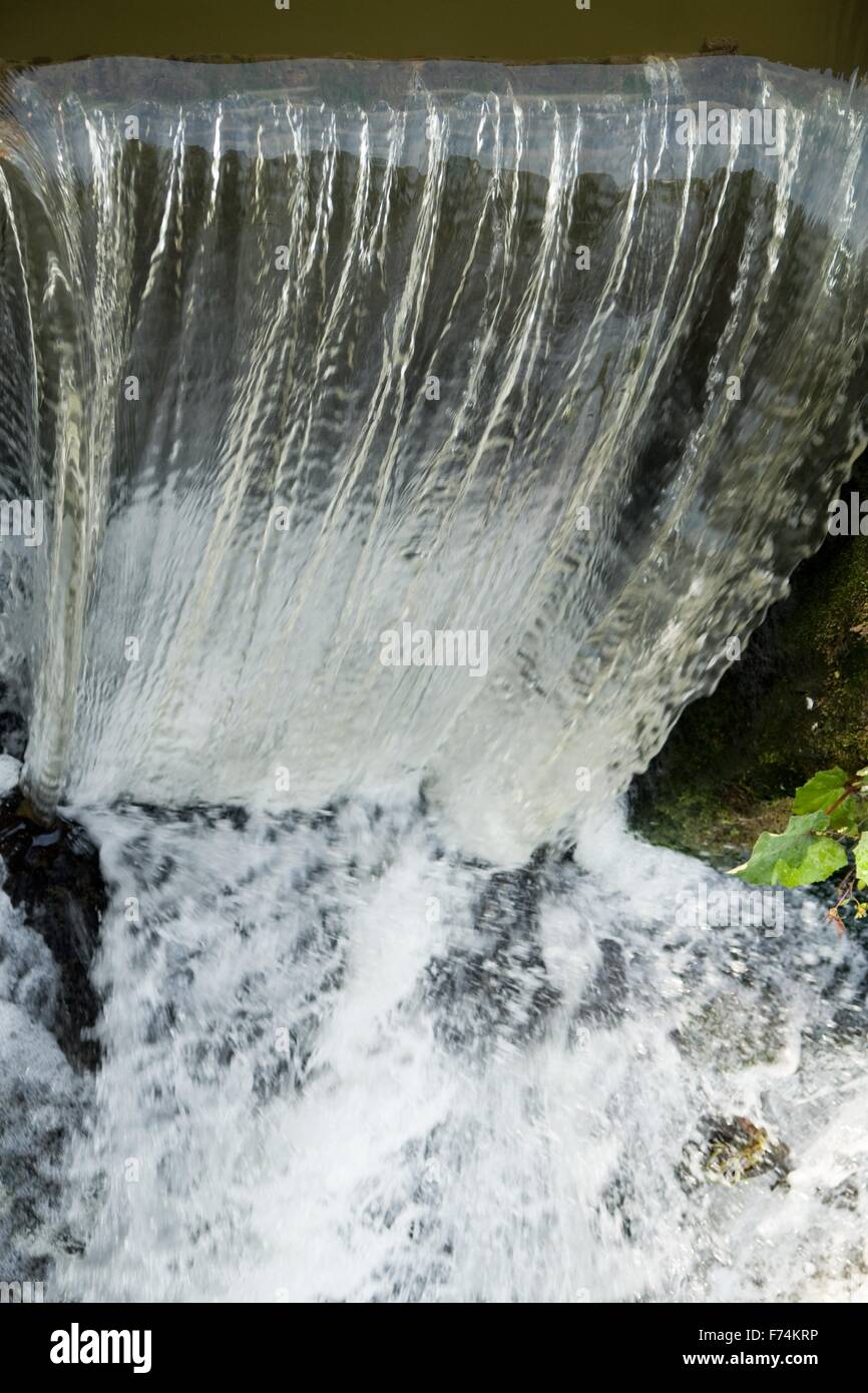 Kaskade. weiches Wasser Stockfoto