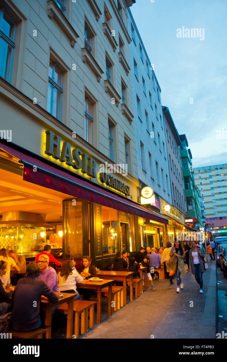 Hasir, Geburtsort des Döner Kebab, Adalbergstrasse, Kreuzberg, Berlin, Deutschland Stockfoto