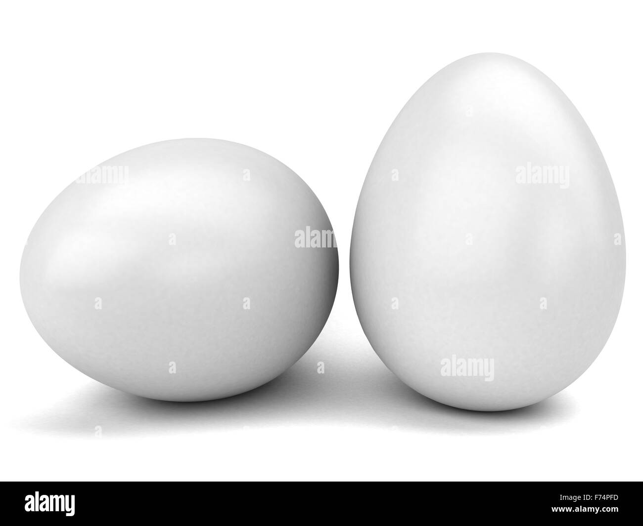 großen Eiern Stockfoto
