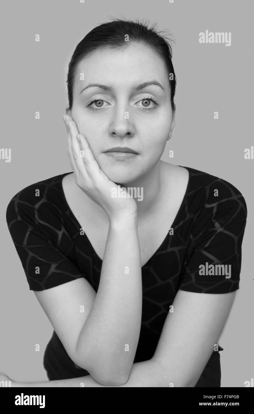 Melancholie Stockfoto