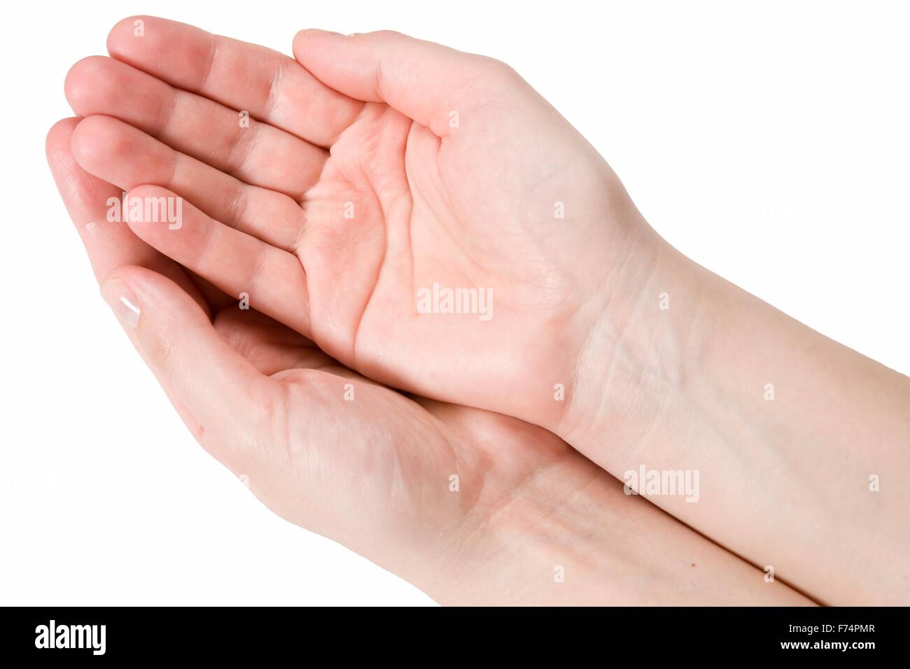 Weibliche Hände Stockfoto