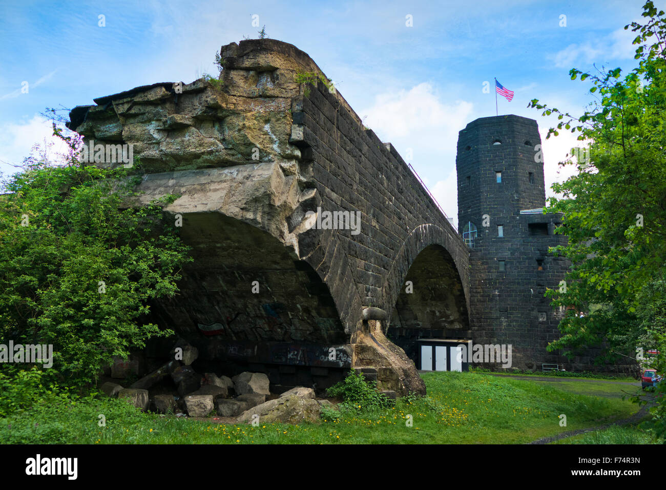 Remagen-Deutschland Rheinfahrt; Rheinfahrt Stockfoto