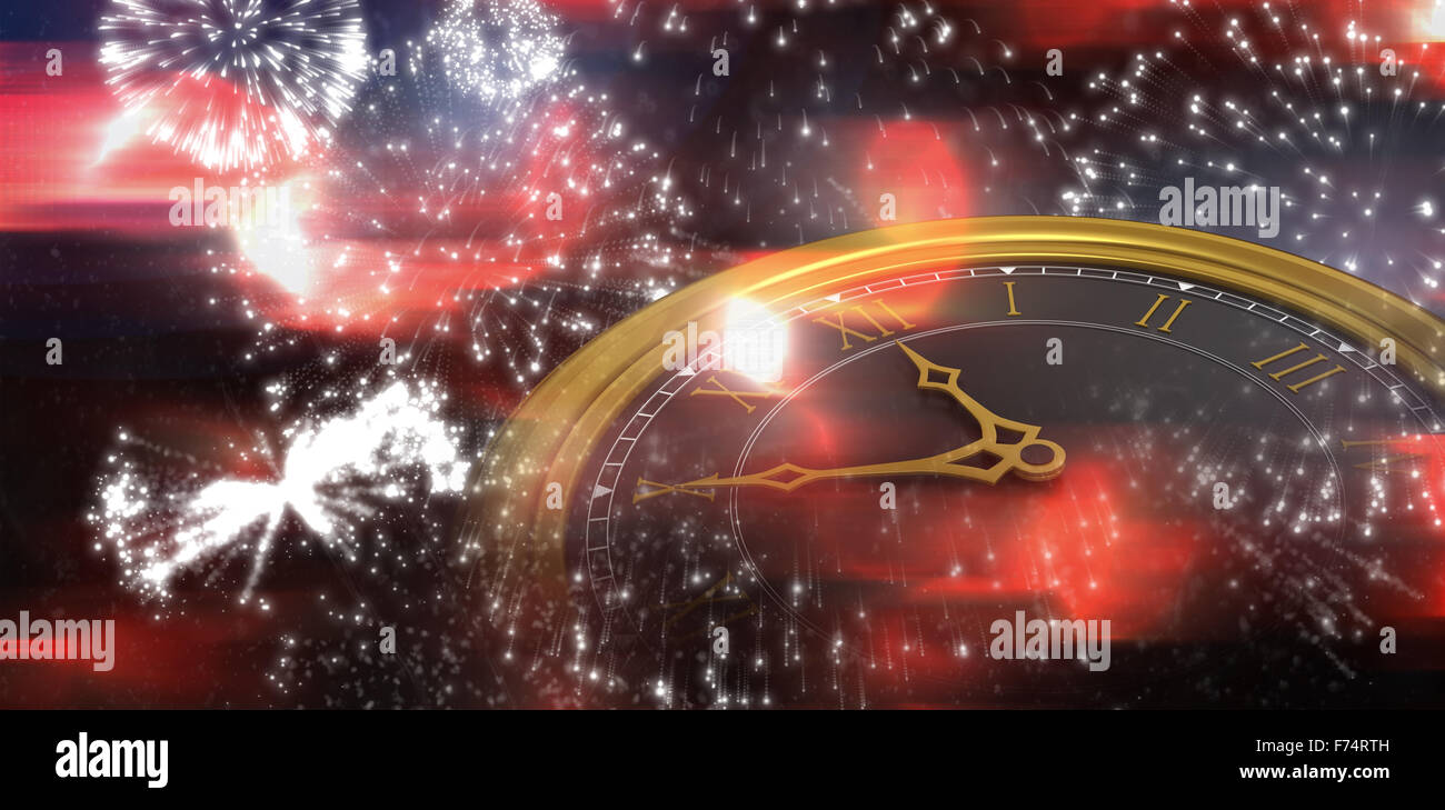 Zusammengesetztes Bild der großen Uhr Stockfoto