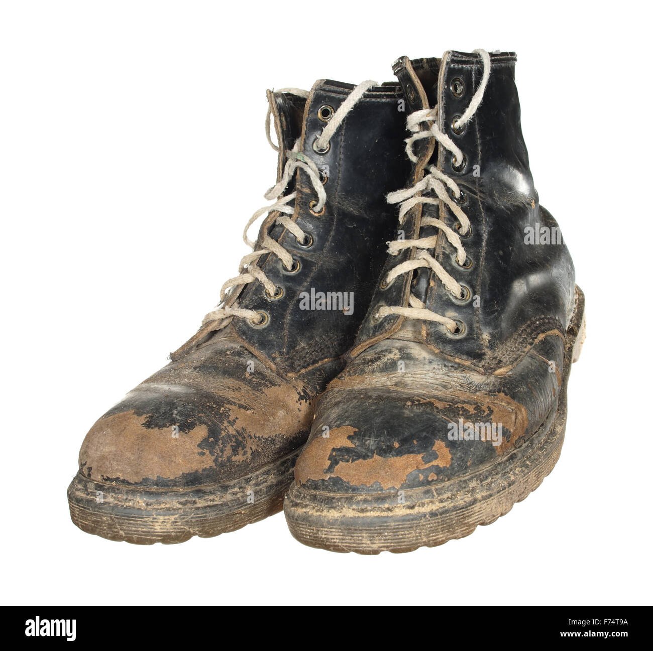 Worn out boots -Fotos und -Bildmaterial in hoher Auflösung – Alamy