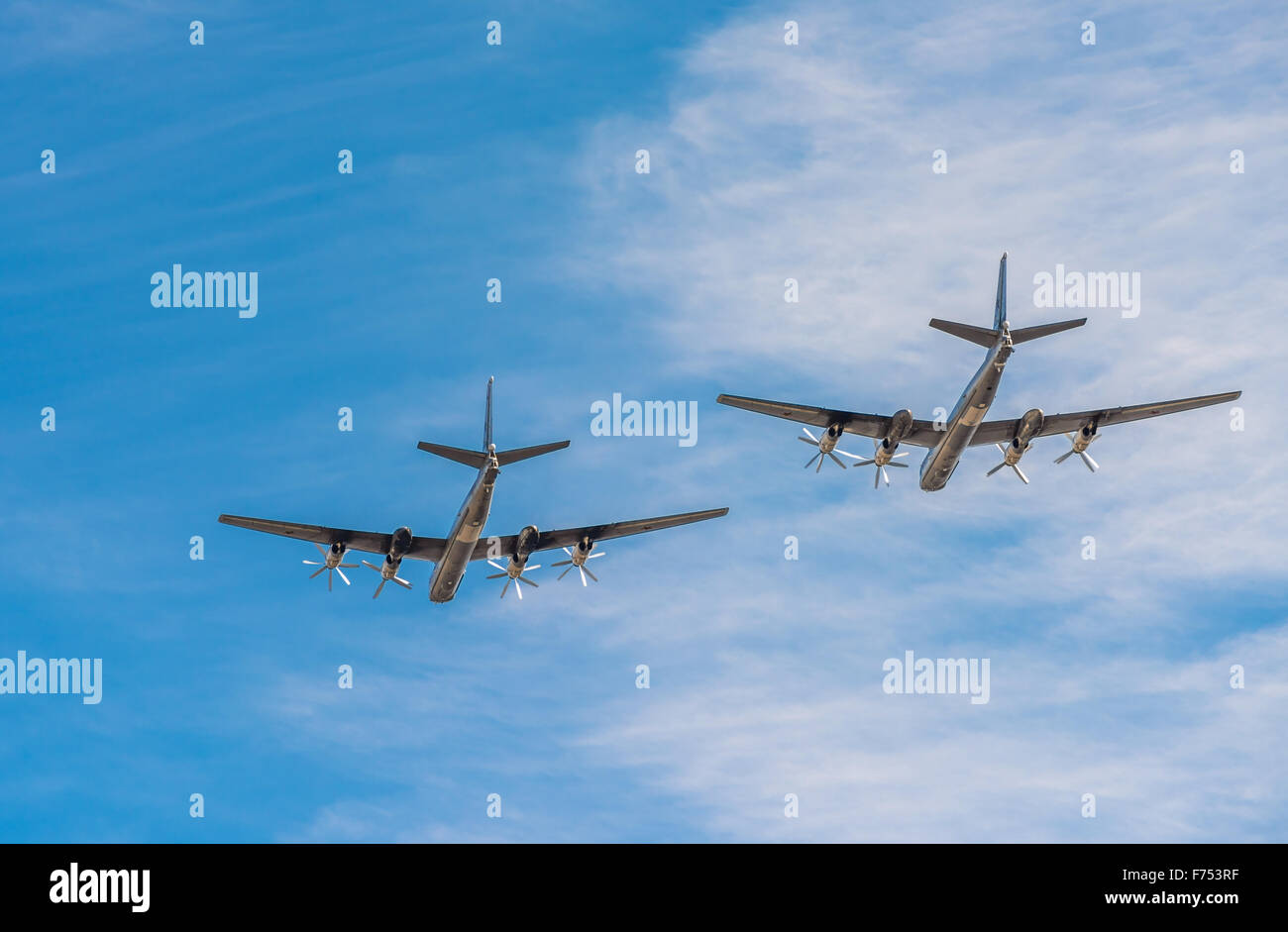 Tupolev Tu-95mc, russische strategische Bomber Stockfoto